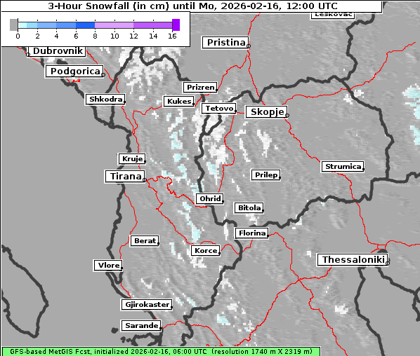 Neuschnee, 16. 2. 2026