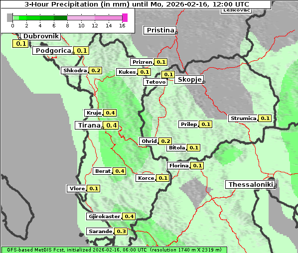 Niederschlag, 16. 2. 2026