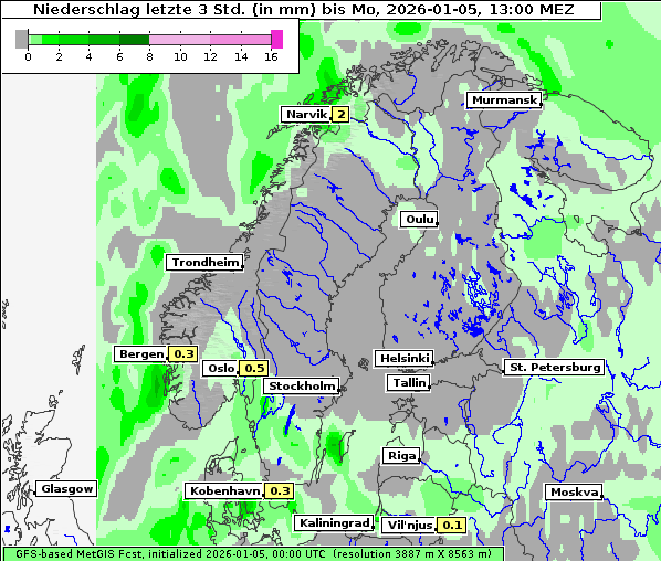 Niederschlag, 5. 1. 2026