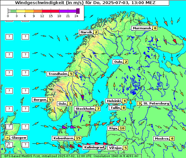Wind, 3. 7. 2025