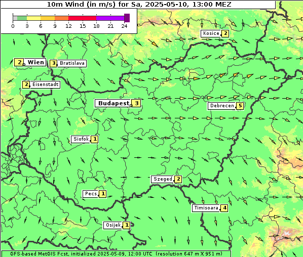 Wind, 10. 5. 2025