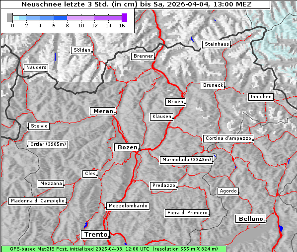 Neuschnee, 4. 4. 2026
