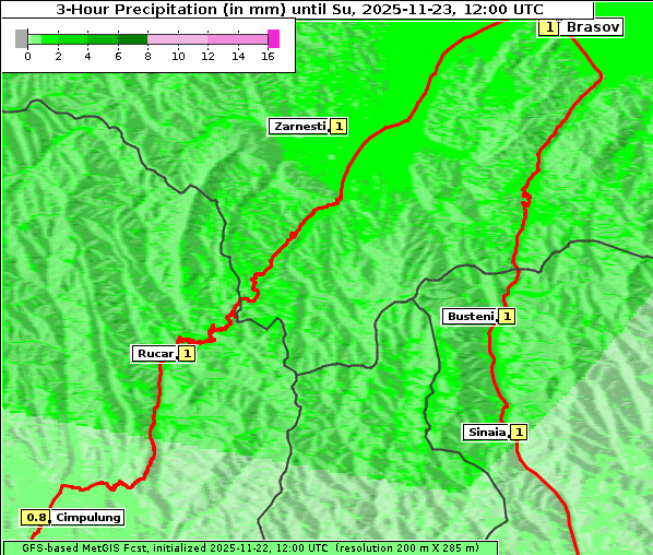 Niederschlag, 23. 11. 2025