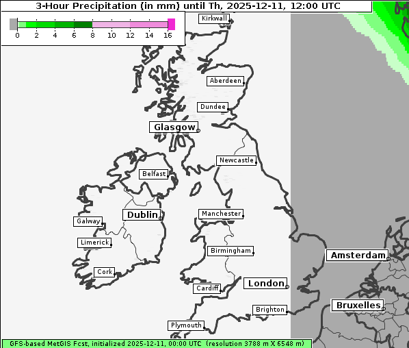 Niederschlag, 11. 12. 2025