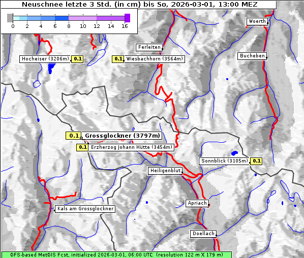 Neuschnee, 1. 3. 2026