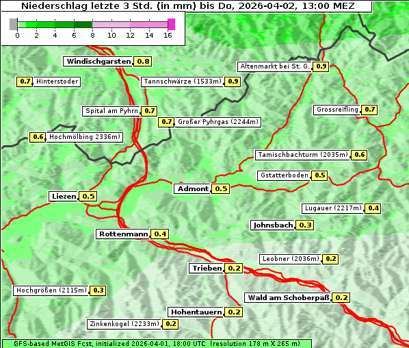 Niederschlag, 2. 4. 2026