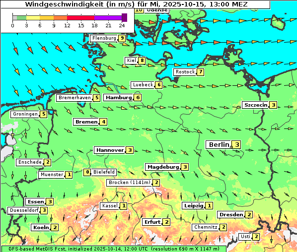 Wind, 15. 10. 2025