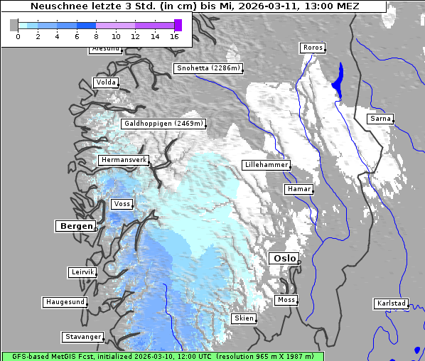 Neuschnee, 11. 3. 2026