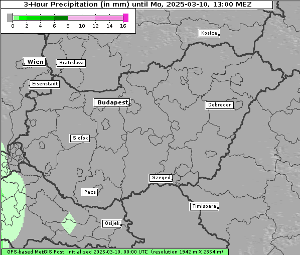 Niederschlag, 10. 3. 2025