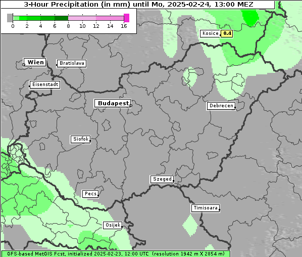 Niederschlag, 24. 2. 2025