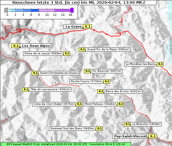 Neuschnee, 4. 2. 2026