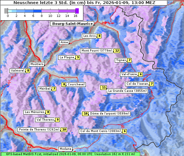 Neuschnee, 9. 1. 2026