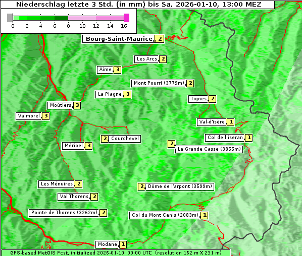 Niederschlag, 10. 1. 2026