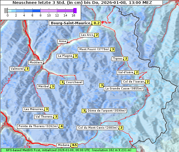 Neuschnee, 8. 1. 2026