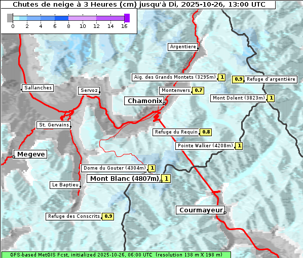 Neuschnee, 26. 10. 2025