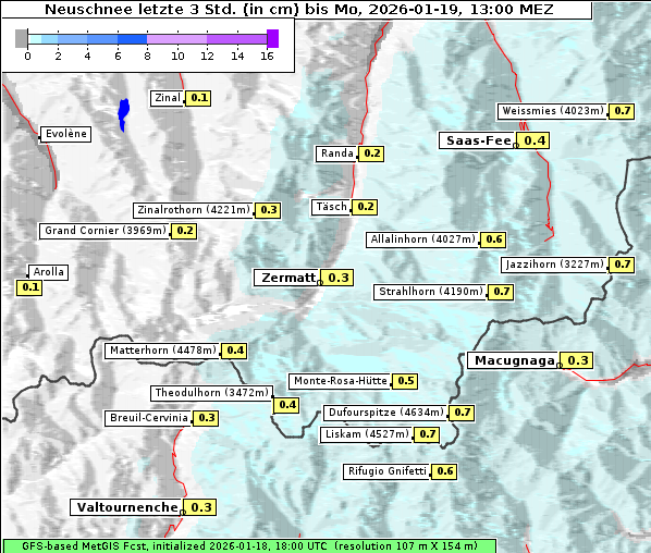 Neuschnee, 19. 1. 2026