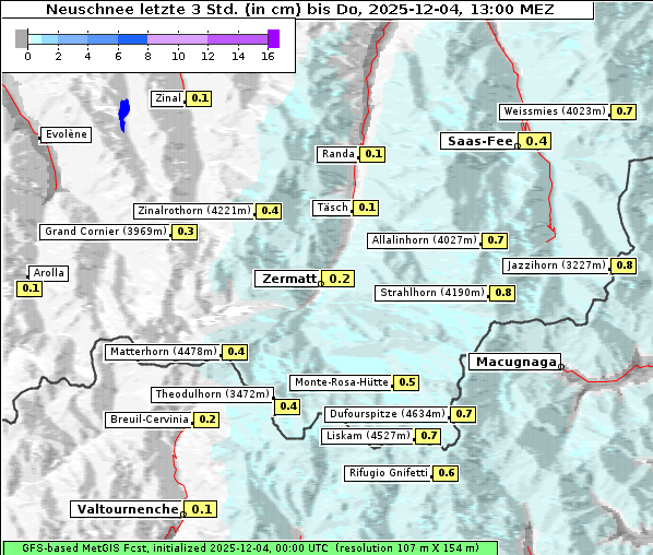 Neuschnee, 4. 12. 2025