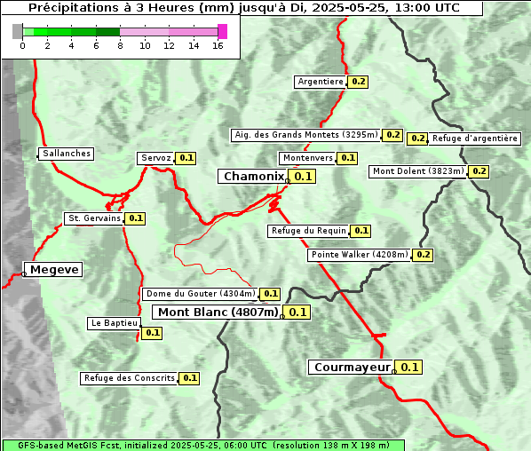 Niederschlag, 25. 5. 2025