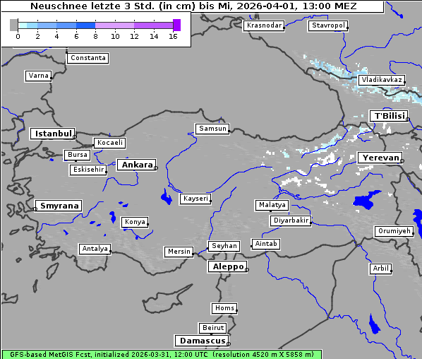Neuschnee, 1. 4. 2026
