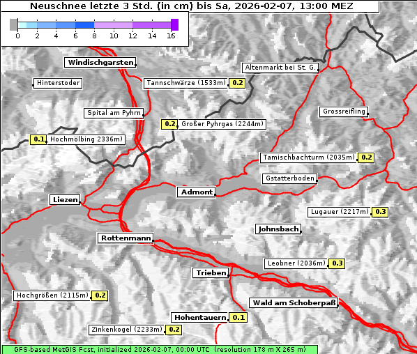Neuschnee, 7. 2. 2026