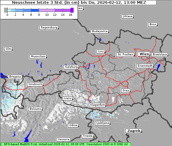Neuschnee, 12. 2. 2026