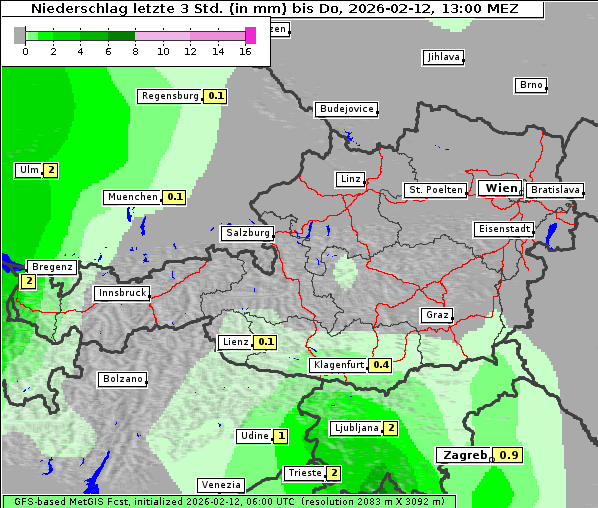 Niederschlag, 12. 2. 2026