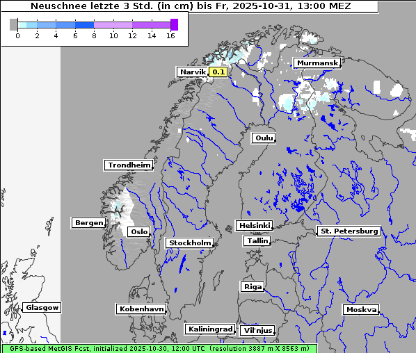 Neuschnee, 31. 10. 2025