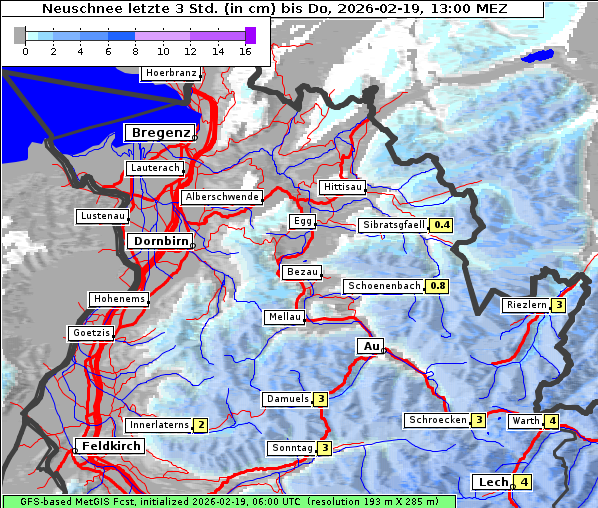 Neuschnee, 19. 2. 2026