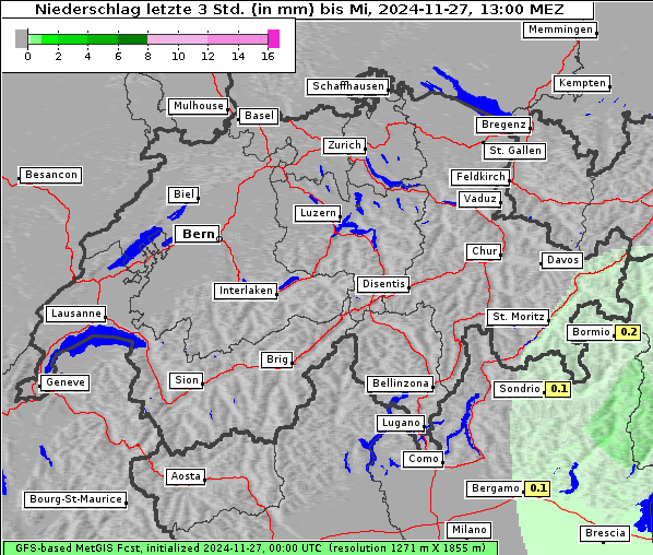 Niederschlag, 27. 11. 2024