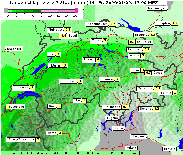 Niederschlag, 9. 1. 2026