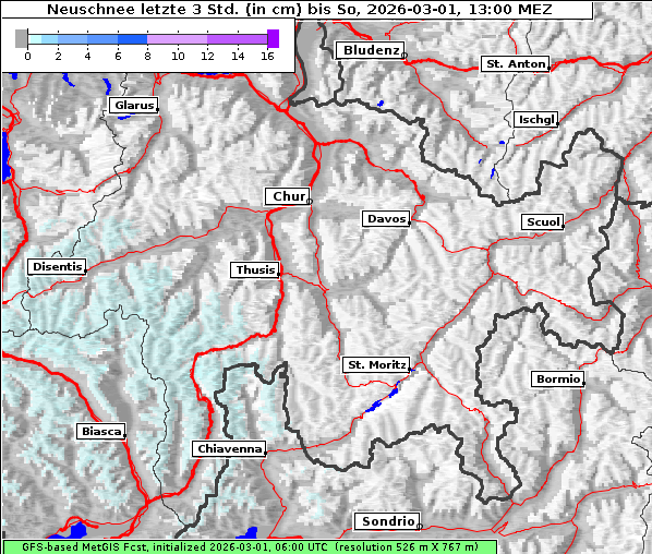 Neuschnee, 1. 3. 2026