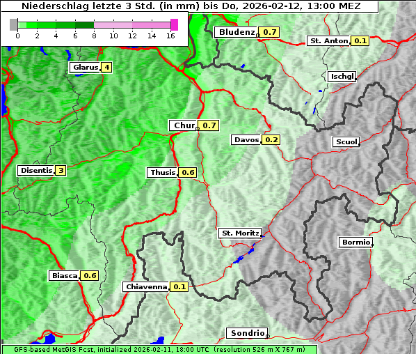 Niederschlag, 12. 2. 2026