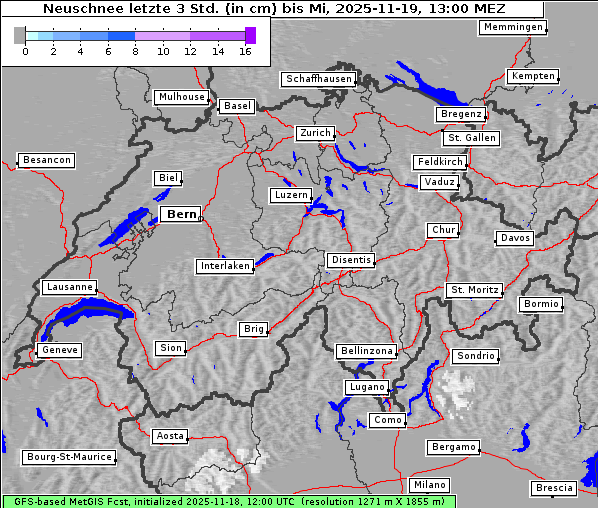 Neuschnee, 19. 11. 2025