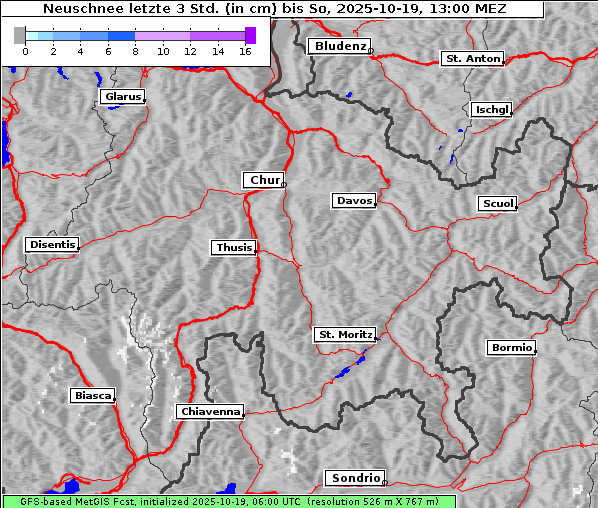 Neuschnee, 19. 10. 2025