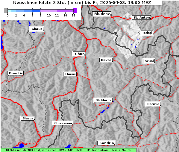 Neuschnee, 3. 4. 2026