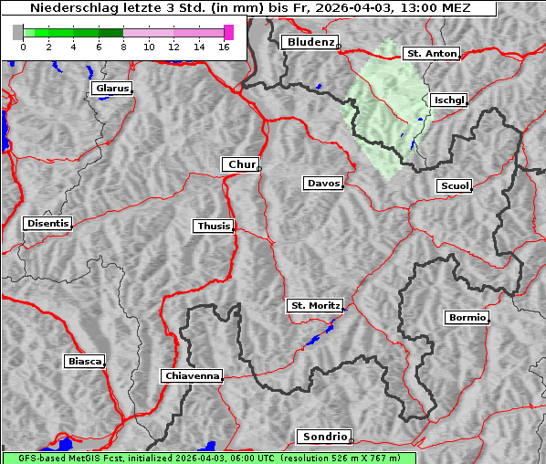 Niederschlag, 3. 4. 2026