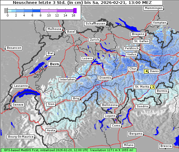 Neuschnee, 21. 2. 2026