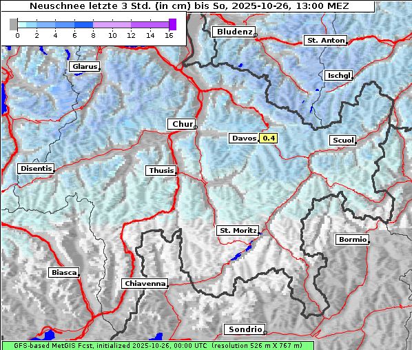 Neuschnee, 26. 10. 2025