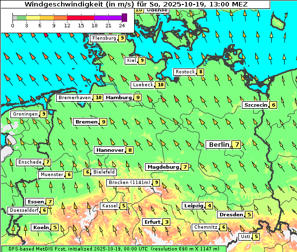 Wind, 19. 10. 2025