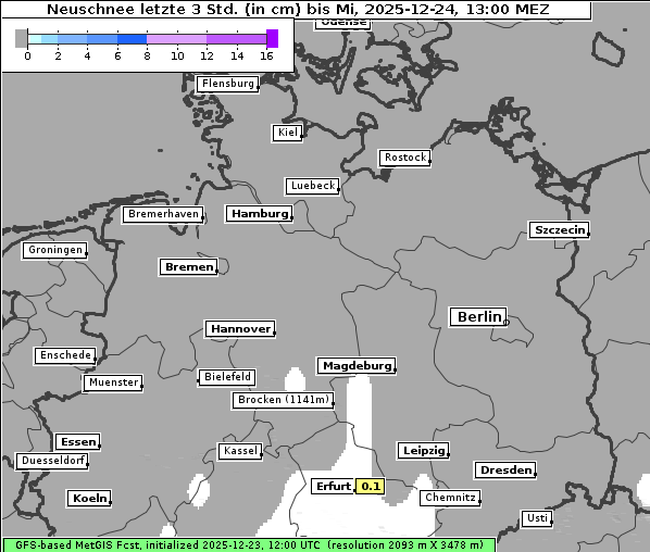 Neuschnee, 24. 12. 2025