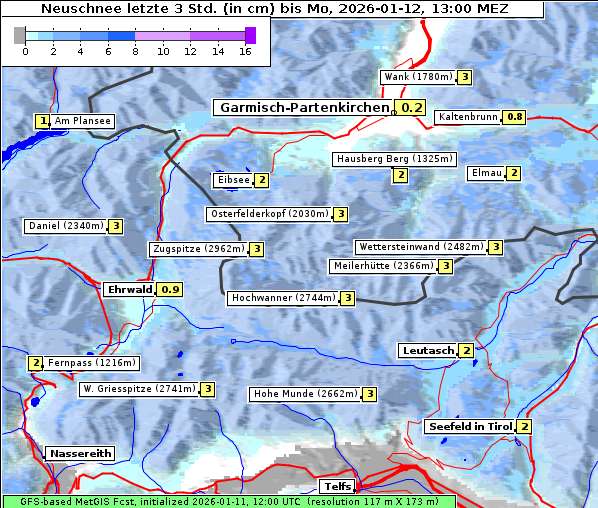 Neuschnee, 12. 1. 2026