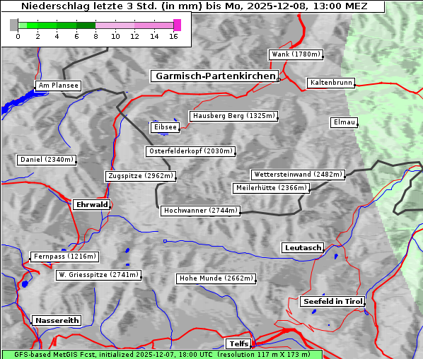 Niederschlag, 8. 12. 2025