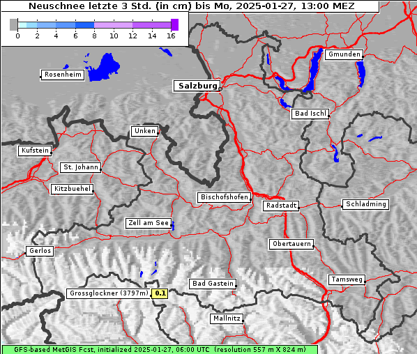 Neuschnee, 27. 1. 2025