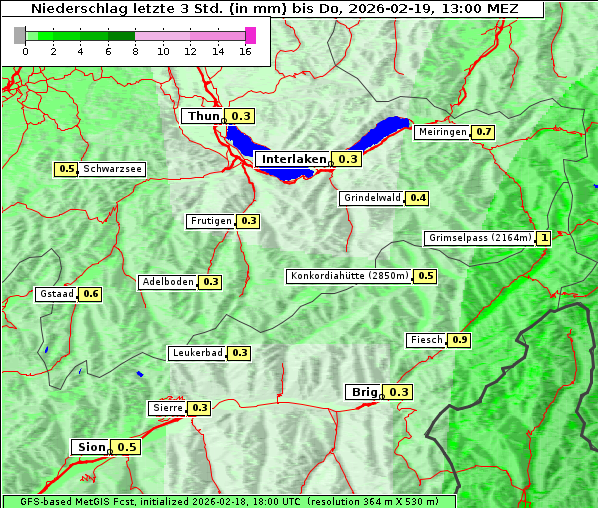 Niederschlag, 19. 2. 2026