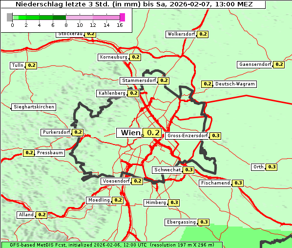 Niederschlag, 7. 2. 2026