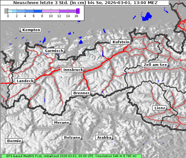 Neuschnee, 1. 3. 2026