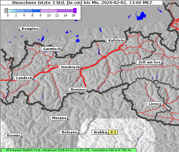Neuschnee, 2. 2. 2026