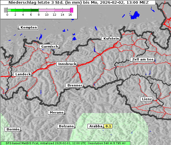 Niederschlag, 2. 2. 2026