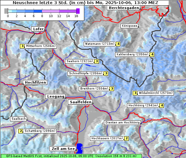 Neuschnee, 6. 10. 2025
