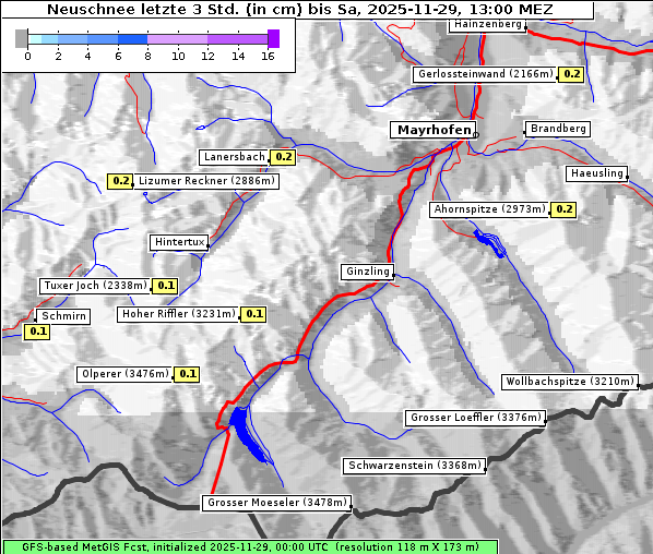 Neuschnee, 29. 11. 2025